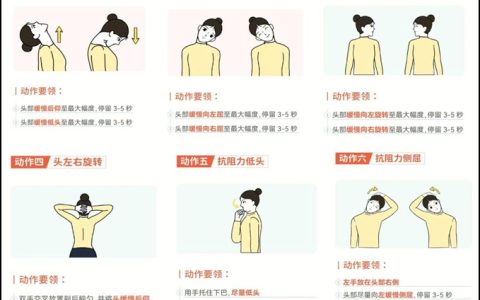 长期伏案脖子痛——快来学学这3步颈椎保健操
