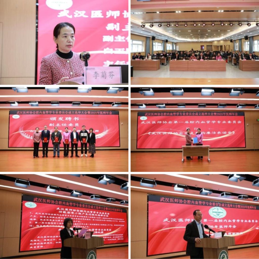 武汉医师协会腔内血管学专业委员会举行成立选举大会暨第一届委员会第一次全体委员会议