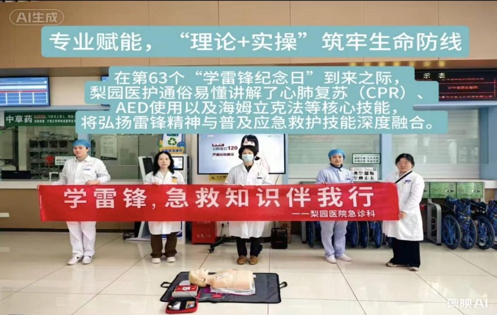 弘扬雷锋精神,科普急救知识—武汉医师协会急诊医师分会学雷锋活动纪实