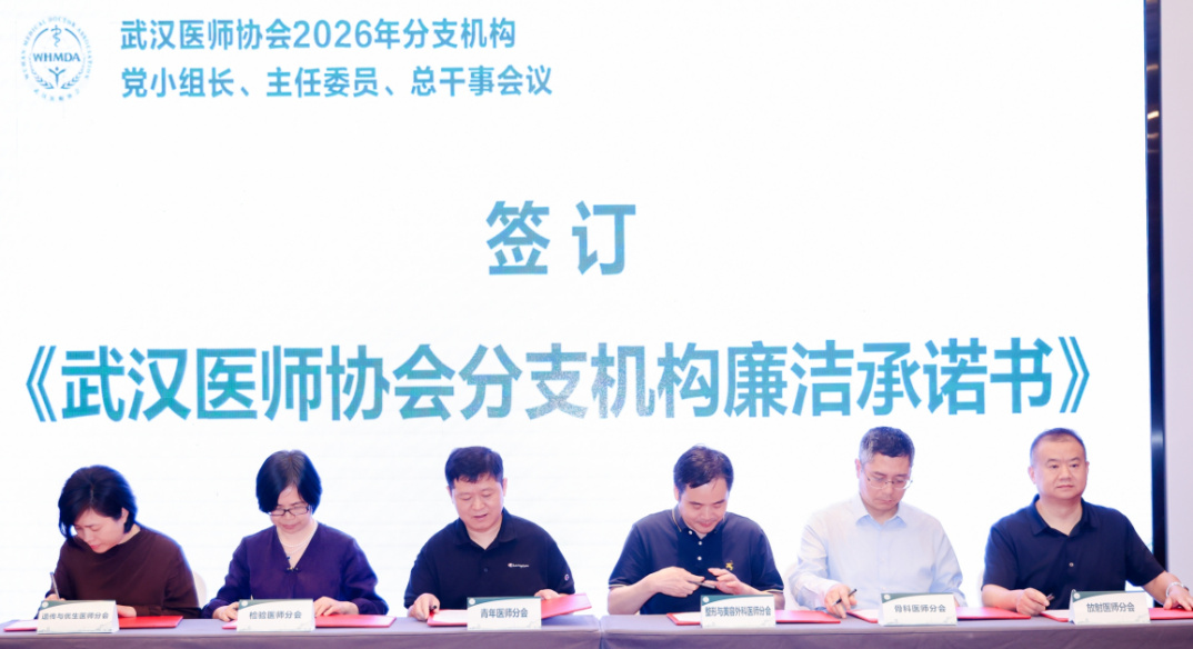 武汉医师协会召开2026年党小组长、主任委员、总干事会议