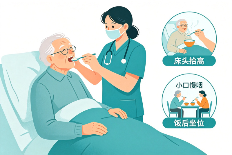 脑梗后反复肺部感染,根源大多是吞咽问题